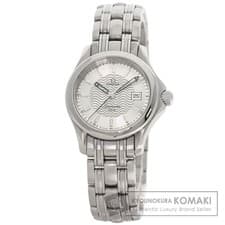 OMEGA 2571.31 Seamaster Watch Stainless Steel SS Ladies Used