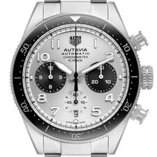 Tag Heuer Autavia Flyback Chronometer Steel Mens Watch CBE511B Box Card