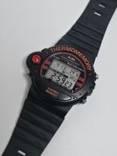 NOS Vintage Seiko Alba W750-4A00 Thermo Memory Twin Sensor Digital Watch - Rare