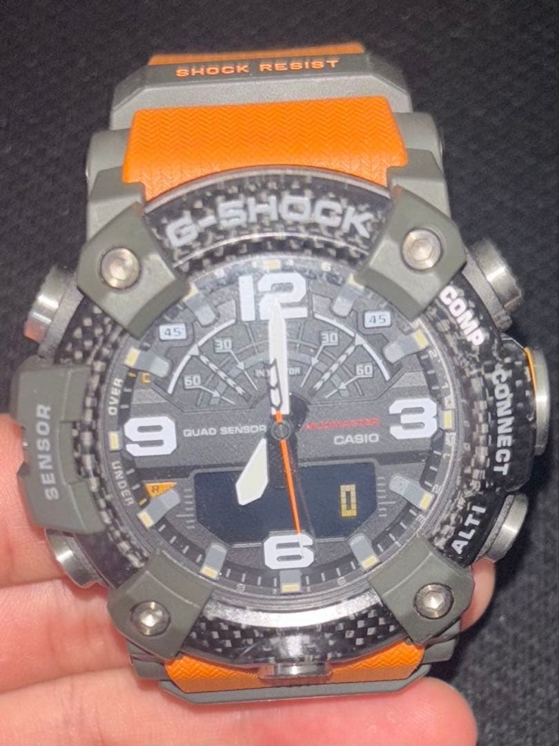 G-SHOCK QUAD SENSOR Orange Gray