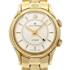 Revue Thommen Cricket J5870 Alarm Manual YGP/SS Silver Dial 30m Men's Watch