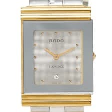 Rado Florence Men's Watch Silver Gold Stainless Steel Quartz