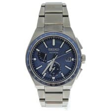 Seiko SBXY037 ASTRON Nexter Navy Dial SS Radio Wave Solar Watch Used f25d9a2ab27
