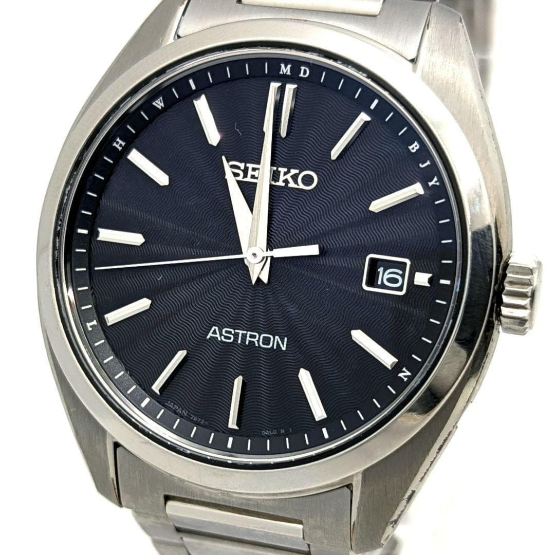 Seiko Astron Origin Titanium Radio Solar Date 7B72-0AD0