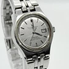 OMEGA Watch Constellation Chronometer Day-Date Silver Automatic w/Jagged Bezel