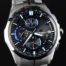 Casio OCW S3001 1AJF Oceanus Wristwatch Solar Radio Controlled Timepiece