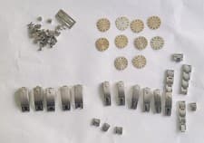Rolex genuine vintage large lot of lady's dials and clasps, great deal,see pics!