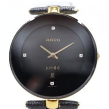 RADO Jubile Date クォーツ 160.3677.2 ブラックダイヤル 腕時計