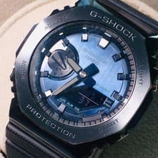Casio G-Shock GM-2100 Casioak Analog-Digital Watch Blue Resin