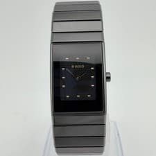 Rado Diastar Ceramica 96305403 Ladies Watch Black Dial Quartz Rare Excellent Co