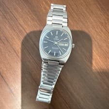 OMEGA Seamaster Automatic Men's Watch Stainless Steel Day Date Black Dial