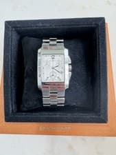 Baume & Mercier Hampton Men's Chronograph Stainless Steel Rectangle Watch