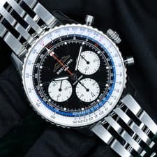 2023 Breitling Navitimer AB0138 – 43mm B01 Chronograph Black Dial Steel B&P