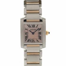 CARTIER Tank Française Sm W51027Q4 Ladies Used Watch #31131