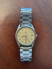 Longines Vintage Automatic Men's Wristwatch Date Stainless Steel Silver