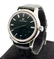 37mm Grand Seiko SBGW985 Cal. 9S64A Manual Wind Green Dial Wristwatch Full Set