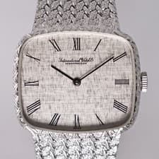 IWC Old Inter TV Screen Case Cal.403 Manual 1974 Vintage Watch Script Logo 33mm