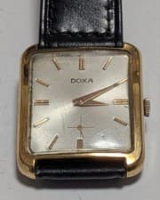 Doxa Manual Wind Watch 30mm Adjusted Mechanical Used From Japan