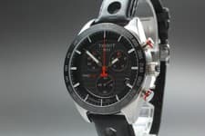 【MINT】 Tissot PRS 516 T100417A Chronograph Quartz Black Men's Watch from JAPAN