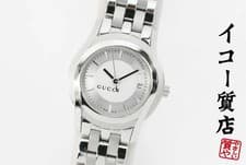 Gucci G Class 5500L YA055506 Watch Silver Dial Quartz Used