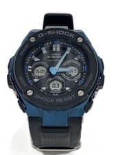 CASIO G-SHOCK Solar Analog Digital Black Watch Near Mint JAPAN
