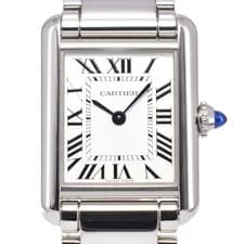 CARTIER tank mast WSTA0051 Stainless Steel Quartz Ladies Watch C#147193