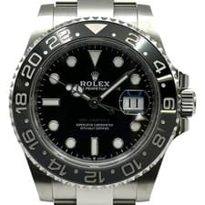 ROLEX GMT-Master2 126710GRNR Black Stainless Steel Automatic Mens Watch #OK103