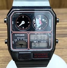 CITIZEN HYSTERIC GLAMOUR 8989-S073472 Analog-Digital Quartz Watch Used Japan