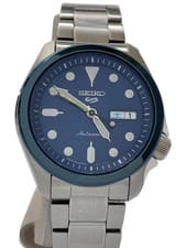 SEIKO Automatic Watch Analog Stainless BLU SLV SBSA061