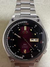 ORIENT Revival SK Automatic Wristwatch Analog Display Red Gold Silver