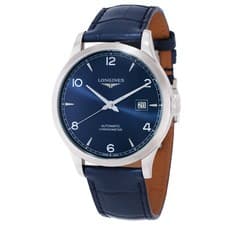 Longines Record Automatic Chronometer Blue Dial Men's Watch L2.821.4.96.4