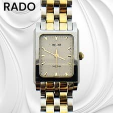 RADO DiaStar Ladies Watch 318.0567.3 Gold Stainless Steel Used