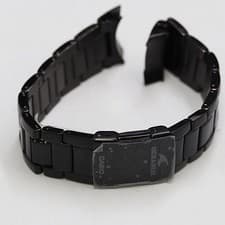 Casio NSK TAM 20mm Premium Genuine Black Titanium Strap Men Watch Timepiece