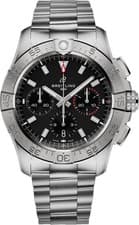 Breitling Avenger B01 42mm Black Dial Steel Bezel Men's Watch AB0146101B1A1