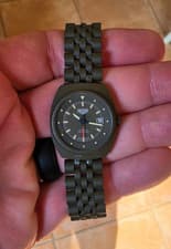 Pre TAG Heuer 981.058 Women's Military Green PVD Quartz Dive Watch Olive 1984