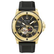 Citizen Bulova Marine Star Men's Black Watch - 98A272