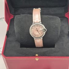 Cartier Ballon Bleu Pink Mother of Pearl Women's Watch - WSBB0002