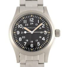 New Hamilton Khaki Field Mechanical H694390 H69439131 SS Manual Wind