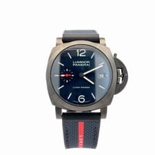 Panerai PAM01408 Luminor Quaranta Luna Rossa 40mm Blue Dial Full Set 11/23