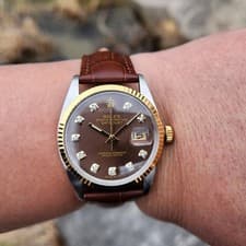 Vintage Rolex Datejust 16013 Cal 3035 27Jewels Automatic Men`s Date Watch 7