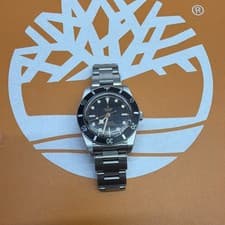TUDOR Black Bay Diver Automatic Wristwatch Black Dial Stainless Steel Bracelet