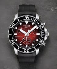 Tissot Seastar Red Gradient Dial Watch - T120.417.17.421.00