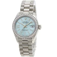 ROLEX Datejust 28 Bezel Diamond Watches 279136RBR Platinum/PT Ladies