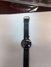 Rado Watch Swiss Made Black On Gold Look(gold Plated) As Is