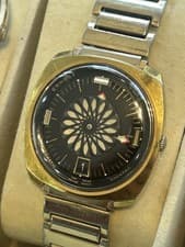 ERNEST BOREL 1960s KALEIDOSCOPE AUTOMATIC DATE 36mm Men’s Runs Perfect