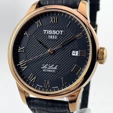 TISSOT Le Locle Powermatic 80 Black Dial Gold Tone Watch