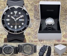 Seiko Mens Automatic Watch SKX007 Scuba Diver 200M 7S26-0020 December 2002 BOXED