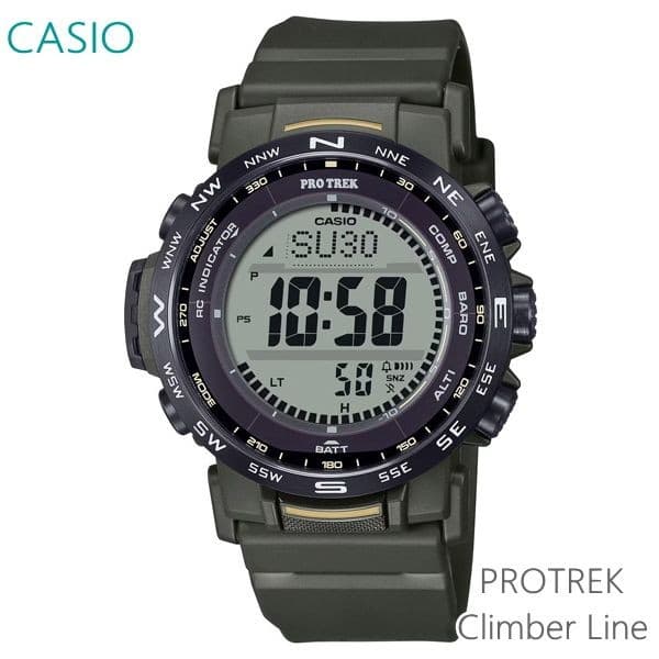 Casio Pro Trek PRW-35Y-3BJF Solar Radio Men’s Digital Compass Watch
