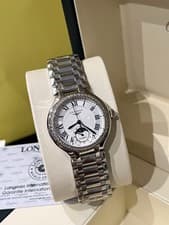 Longines Master Collection Moonphase Automatic Blue Leather Strap Men Watch