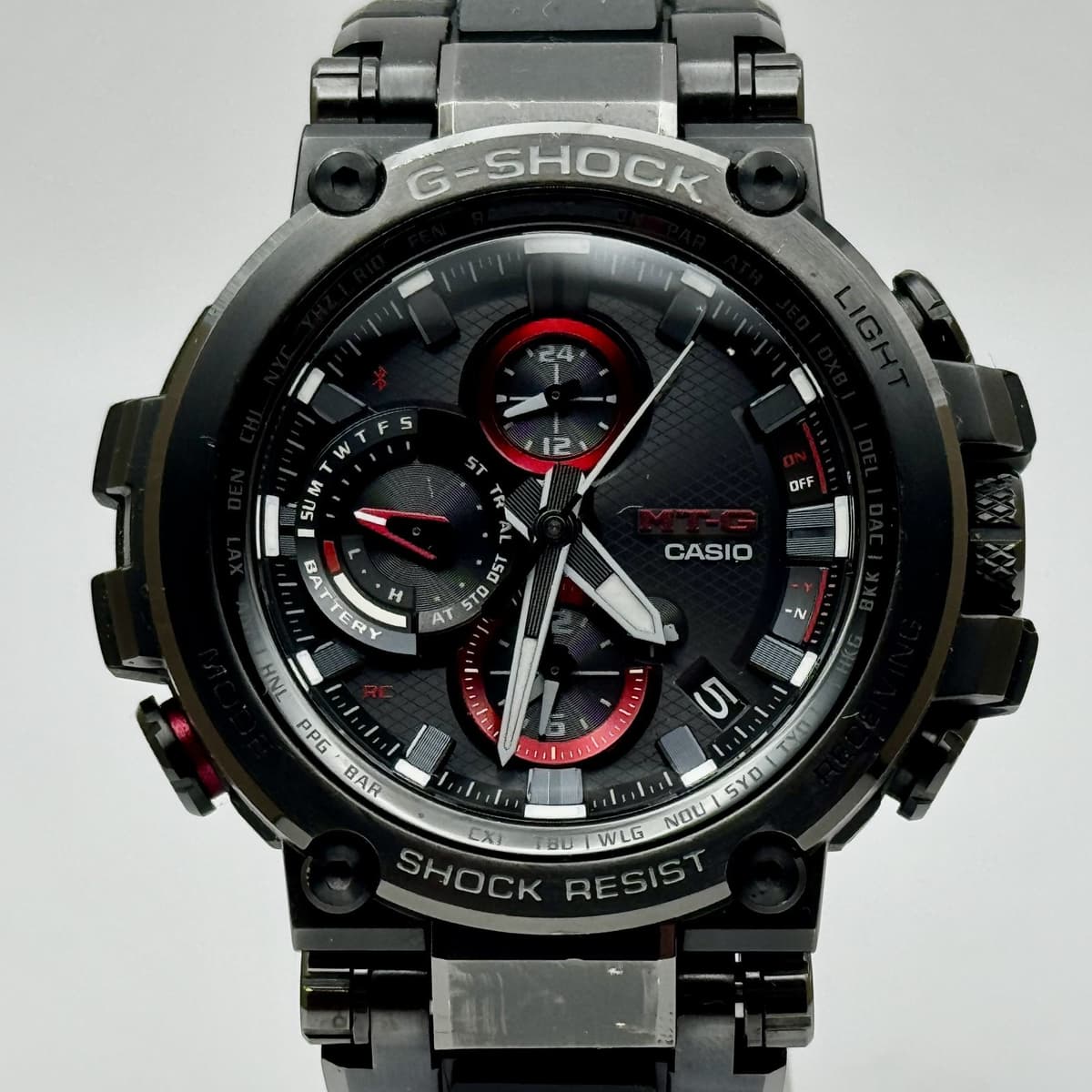 CASIO G-SHOCK MT-G MTG-B1000B-1AJF Bluetooth Solar Radio Black IP Men's Watch